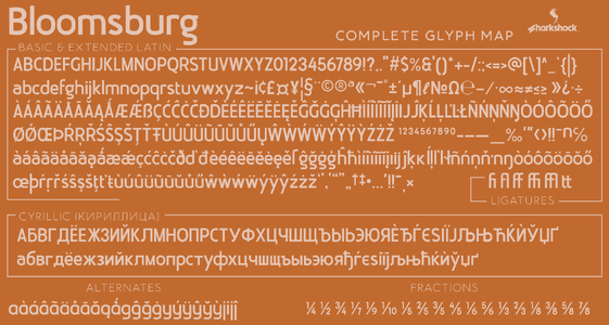 Bloomsburg font